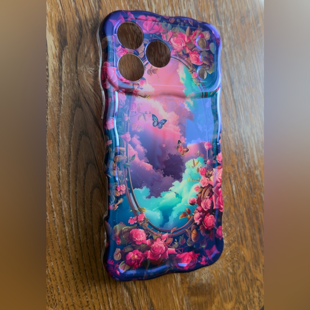 Colorful Butterfly and Floral Phone Case